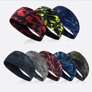 Multicolor Unisexe Spir Sweat Bandband Cycling Yoga Gym Running Cycling Sweat Stretch Stretch Hairs Bands Cycling Accessoires