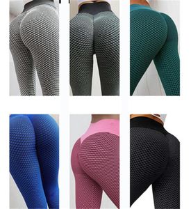 Pantalones multicolores para mujer Pantalón de yoga Cintura alta Sexy Fitness Correr Ropa deportiva ajustada Poliéster fino Transpirable y cómodo4374757