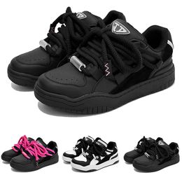 Diseñador multicolor pareja estilo panadería zapatos casuales para hombre mujer negro rosa azul blanco casual deportes al aire libre zapatillas 36-44