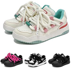 Multicolore Designer Couple Style Bakery Chaussures décontractées pour l'homme femme noire rose bleu blanc décontracté sportif extérieur sneaker 36-44