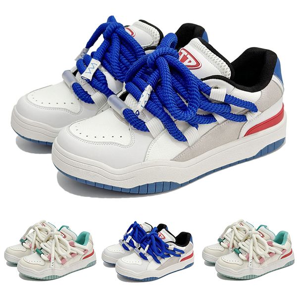 Multicolore designer couple style boulangerie casual chaussures homme femme noir rose bleu blanc sport casual sports de plein air baskets 36-44