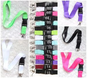 Cordones de cadena para llavero multicolores, correa para ropa, teléfono móvil, supervivencia, logotipo personalizado, cordón, llavero, collar, tarjeta de identificación de trabajo, cuello, moda