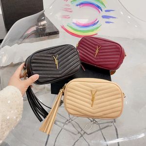 Multicolour hoogwaardige damescameratas crossbody tas designer tas luxe klassieke gouden ketting handtas schoudertas geen doos