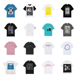 T-shirt multicolore à manches courtes, hauts d'été de haute qualité pour hommes et femmes, t-shirts surdimensionnés décontractés