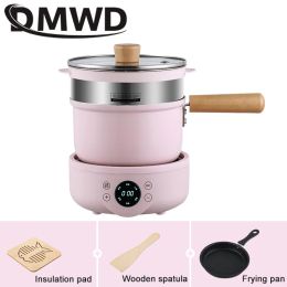 Multicookers DMWD 1,8L électrique Split Pot de cuisson pliable multiproche à frire Pan Hotpot Steamer Rice Cuideur Soup Maker Water Choiler
