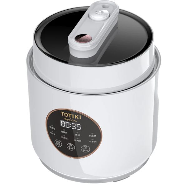 Mini olla de presión eléctrica Mini, la multifunción, espesada esmalte de cerámica, esmalte, la máquina de cocción de electrodomésticos para el aparato para la gachas de gachas.