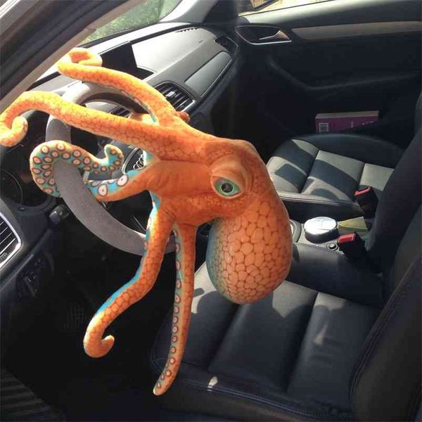 Multiform Real Life Big Octopus Doll un calmar en peluche Seiche Oreiller Sea Bottom Animal Creative Réaliste Cadeau 210728