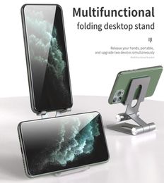 Soporte plegable multifuncional para teléfono de escritorio soporte para tableta de aluminio de Metal soporte PDA Universal de 15cm de alto para tabletas 8333994