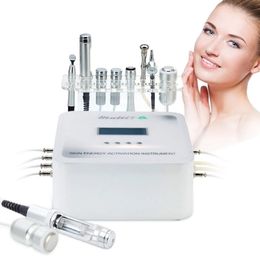 Multifonction 7 en 1 Mesotherapy Beauty Equipment Dermabrasion, Face Lift, RF, Cold Hammer et Micro Current Facial Machine pour comprener