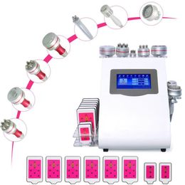 Multifonction 9 en 1 Ultrasons 40K Cavitation Amincissant la Machine RF Lipo Laser Ultrasons Fat Burning Machine Beauty Equipment