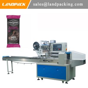 Multifunctionele bieten wrap chocolade flow machine automatische chocolade kussen zak verpakkingsmachine