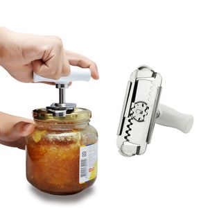 Multifunctionele kan opener verstelbare pot openers handleiding spiraal afdichting deksel remover twist off schroefflesopener keuken gadgets