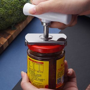 Multifunctionele blik opener gereedschap cap deksel eenvoudige gadget handmatige fles kan jaropeners verstelbare roestvrijstalen deksels uit flessen Twist HY0295