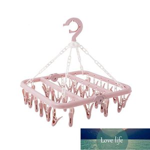 Multifunctionele Kleding Hanger Organizer Ruimtebesparing Plastic 32 Stks Clip Kindersokken Groothandel Home Storage Hangers Rekken Fabriek Prijs Expert Design Quality