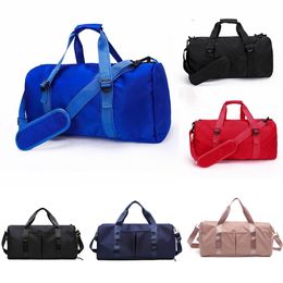 Multifunctioneel commando De dag Duffle tas Nylon Bags Opslag Yoga Gym Grote capaciteit Duffel Travel Waterdichte droge natte handtas Ontworpen voor On The Move Lulule