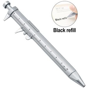 Pluma de tinta de gel multifunción Vernier Caliper Roller Ball Bolígrafos Papelería Ball-Point Ball-Point 1.0mm Creative School Office Supplies regalo