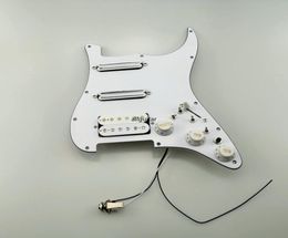 Micros de guitare multifonctions SSH Humbucker Pickups câblage de Pickguard de guitare adapté à la guitare Str 20 combinaisons de styles9131926
