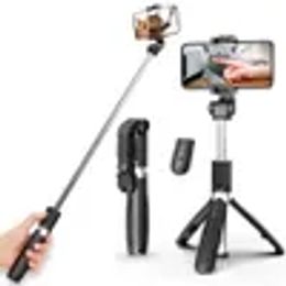 Multifunctionele Handheld Monopod Draadloze Bluetooth Selfie Stick Opvouwbare Shutter Remote Uitschuifbare Mini Statief voor iPhone Android Huawei ZZ