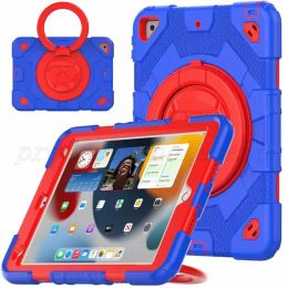 Multifunctionele standaard iPad -cases 3 in 1 tablet -pc voor Samsung Tab S9 A9 A9 Plus Fe Shockproof Shell 360 Volledige hoesriemscherm Protector voor iPad 10e 10.9 10.2 AIR 4 5 PRO 11