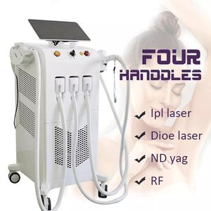 Multifunctionele laser Beauty Equipment 755 808 1064 diode laser ontharing machine IPL Elight ND YAG RF -apparaat