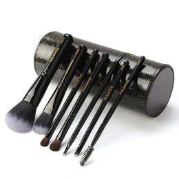 Multifunctionele make-up borstels set poeder fundering oogschaduw wenkbrauw wimper make-up borstel kits met borstel vat 7pcs / set RRA1024