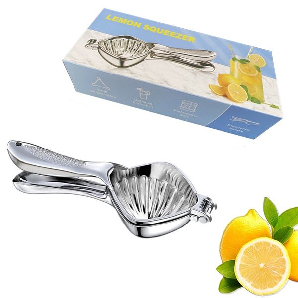 Exprimidor de jugo Manual multifunción, herramientas para frutas y verduras, exprimidor de naranja a presión manual de aleación de aluminio, exprimidor de limón y Granada