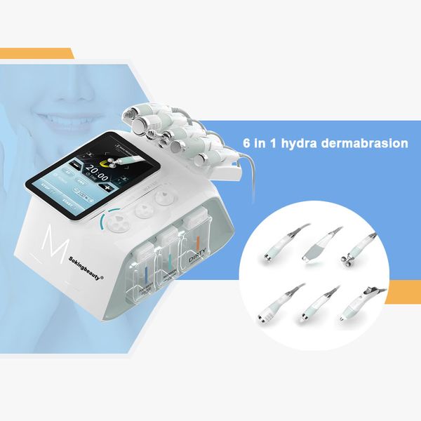 Multifunción Microdermoabrasión H2O2 Cuidado de la piel Rf Oxígeno Máquina facial Plasma Ultrasonido Microdermoabrasión Hydra Equipo de salón de belleza