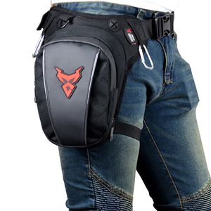 Multifunctionele Motorfiets Drop Been Bag Waterdichte Oxford Motorfiets Bag Outdoor Mannen Casual Taille Bag Fanny Pack Moto Biker Tassen MX200717