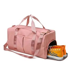 Multifunctionele nylon geheime opslag yoga gym grote duffel s unisex reizen waterdicht casual strandoefening bagagetassen 15 kleuren