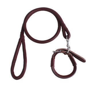 Multifunctionele Hond Leash Lederen Harnas Collar Sets Nylon Rope Supplies -30 Collars Riemen