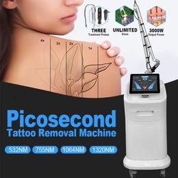 Multifuncional picosegundo lasers dispositivo de remoção de tatuagem cicatrizes eyeline sarda marca de nascença remover nd yag q comutado máquina de beleza de rejuvenescimento da pele