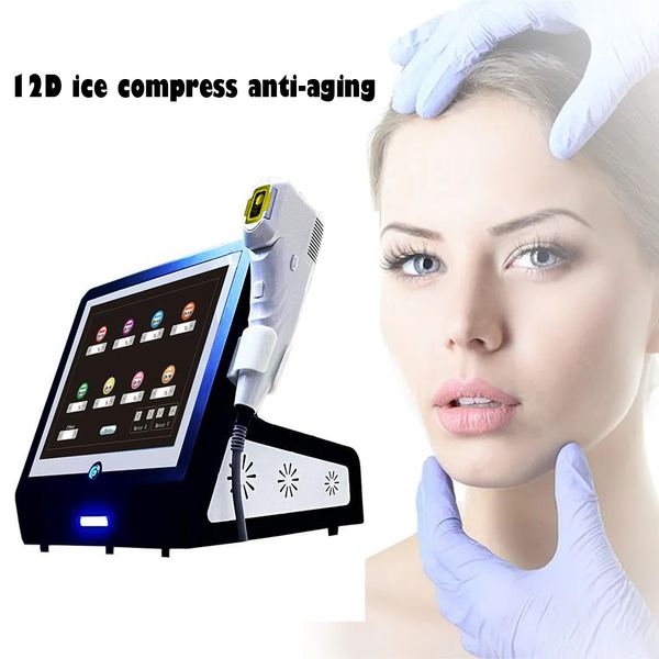 Hifu Portable multifonction 12D pour Lifting du visage, raffermissement de la peau, Machine HIFU pour éliminer les rides, remodeler le dispositif de soins de la peau