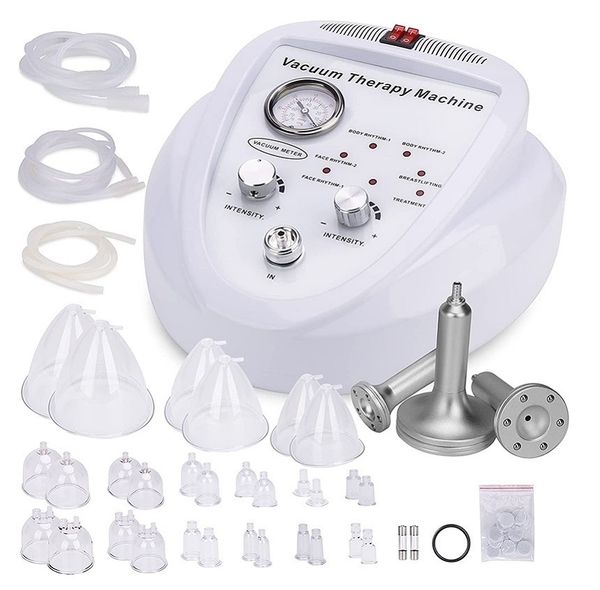 Multifonction Portable Slim Equipment Vacuum Cupping Lymph Detox Fingertips Body Massage Bodys Contouring Breast Butt Lifting Machine