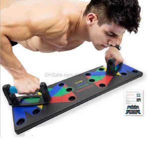 multifunctionele push-up board home fitness push-up boards arm kracht oefening 9 Systeem Uitgebreide trainingsapparatuur