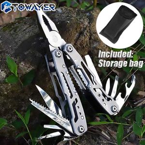 Multifunction Stainless Steel Multitool Pocket Knife Pliers Folding Pliers Mini Portable Folding Pliers Folding Blade Knife