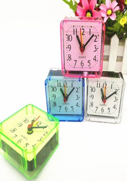 Multifonction voyage lit bip réveil alarme de bureau horloge Portable mignon dessin animé réveils cuisine étude carré petites horloges 8518846