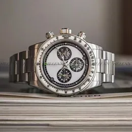 Diamètre de montre multifonction 40 mm avec 4130 Mouvement de chronométrage intégré Designer Watchs Mens Watchs Watchs de haute qualité Luxury Watch Watch Clean Factory Watch