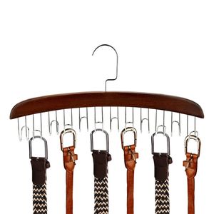 Multifonction bois ceinture organisateur cravate écharpe support cintre métal crochet armoire placard organisateur stockage organisateur Armadio 220408