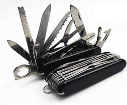 Multifunctioneel 17in1 91 mm vouwing Survival Army Mes Roestvrij staal Multi Tool Army Pocket Mini Hunting Outdoor Camping Surv3076754