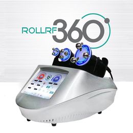 Máquina multifuncional de masaje RF con 3 asas, rotación de 360 grados, reducción de arrugas en la piel, remodelación del colágeno facial, retracción de cintura, salón de disolución de grasa