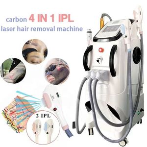 Multifonctionnel 4 en 1 Q commuté Laser Opt IPL 755 808 1064NM 3 Waves Machine d'épilation au laser en titane laser