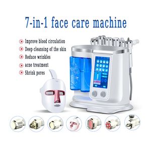 Machine multifonctionnelle 7 en 1 pour le visage, Micro Dermabrasion à l'eau et à l'oxygène, Lifting RF