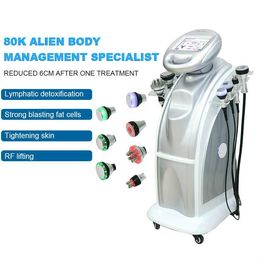 Multifunctional 7 In 1 Vacuum Cavitation Slimming Machine For Body Shaping/RF 80K Cavitation Vacuum RF Body Slimming Cavitation Machine