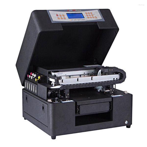 Multifuncional tamaño A4 6 colores Digital Inkjet impresora plana UV impresora automática de tarjetas de visita