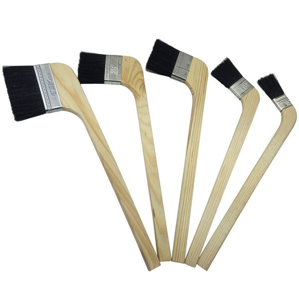 Bristle de sanglier multifonctionnel Bristle Bragade barbecue BBQ Huile Acrylique Pailing Brosses de la poussière de puce de cire de cire