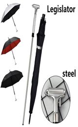 Multifunctioneel gebroken raam auto veiligheid hamer paraplu zonnige regen paraplu zonnebrandcrème wandelstok kan worden uitgetrokken zelfdefens4849241