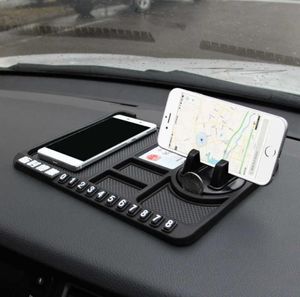 Tapis de voiture multifonctionnel Not Auto Not Slip Sticky Anti Slide Dash Phone Mount Silicone Dash Toard Pad Mat Anti Slip Mat1367001