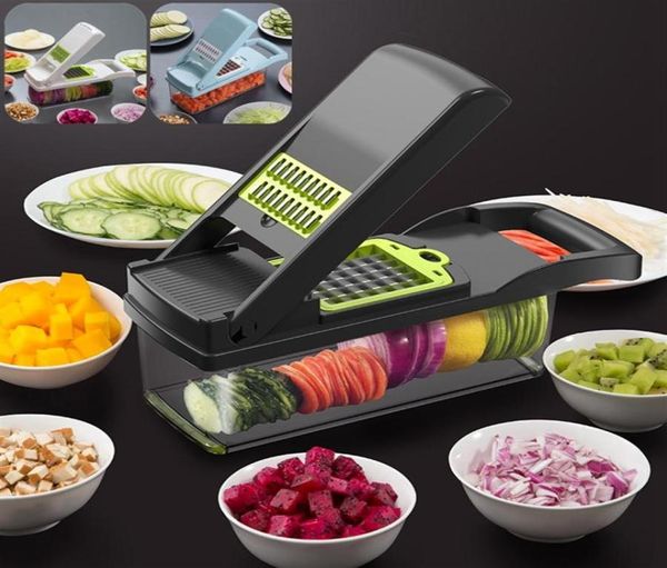 Coupes de coupe multifonctionnelles Slicers Slicers Fruit Poueler Peeler Carrot Ratrater Accessoires de cuisine Panier Vegetable Slicer302905834