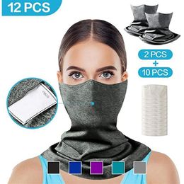 Multifunctionele fiets-anti-uv-hoofddoek-nekhoes met veiligheidsfilter Wasbare bandana271E
