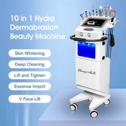 Machine multifonctionnelle de gestion de la peau, soins de la peau du visage, dissolvant de rides, Hydro Microdermabrasion, Machine faciale à oxygène de l'eau pour utilisation en clinique à domicile